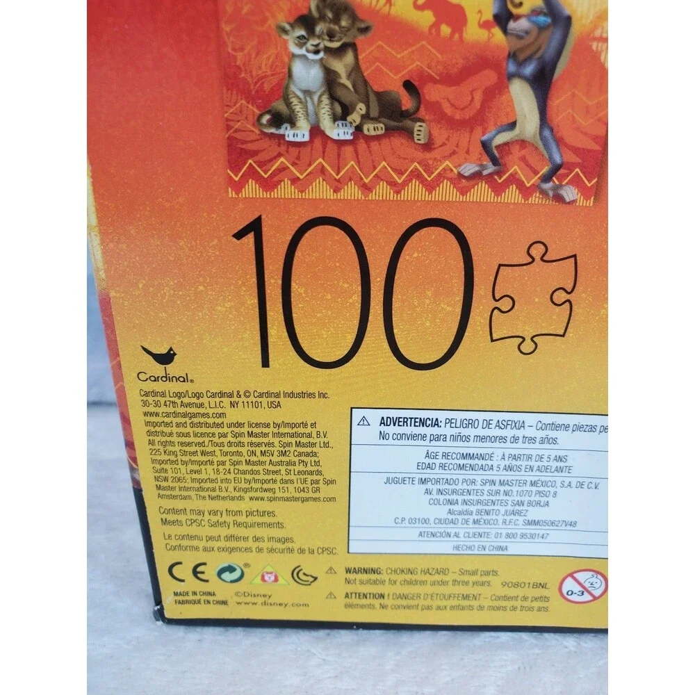 Disney The Lion King Simba Portrait Puzzle - 100 Pieces 11